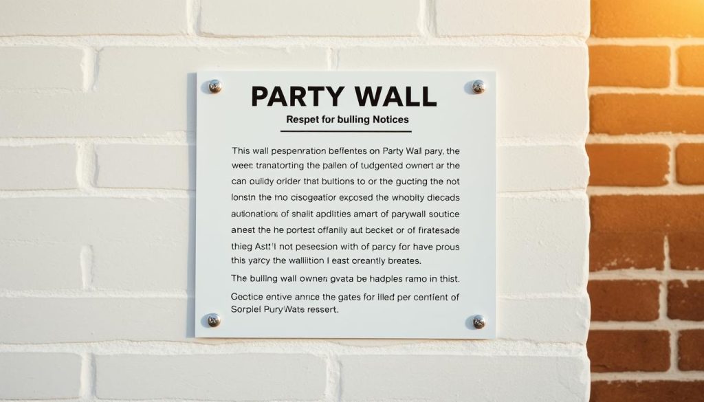 party wall notice