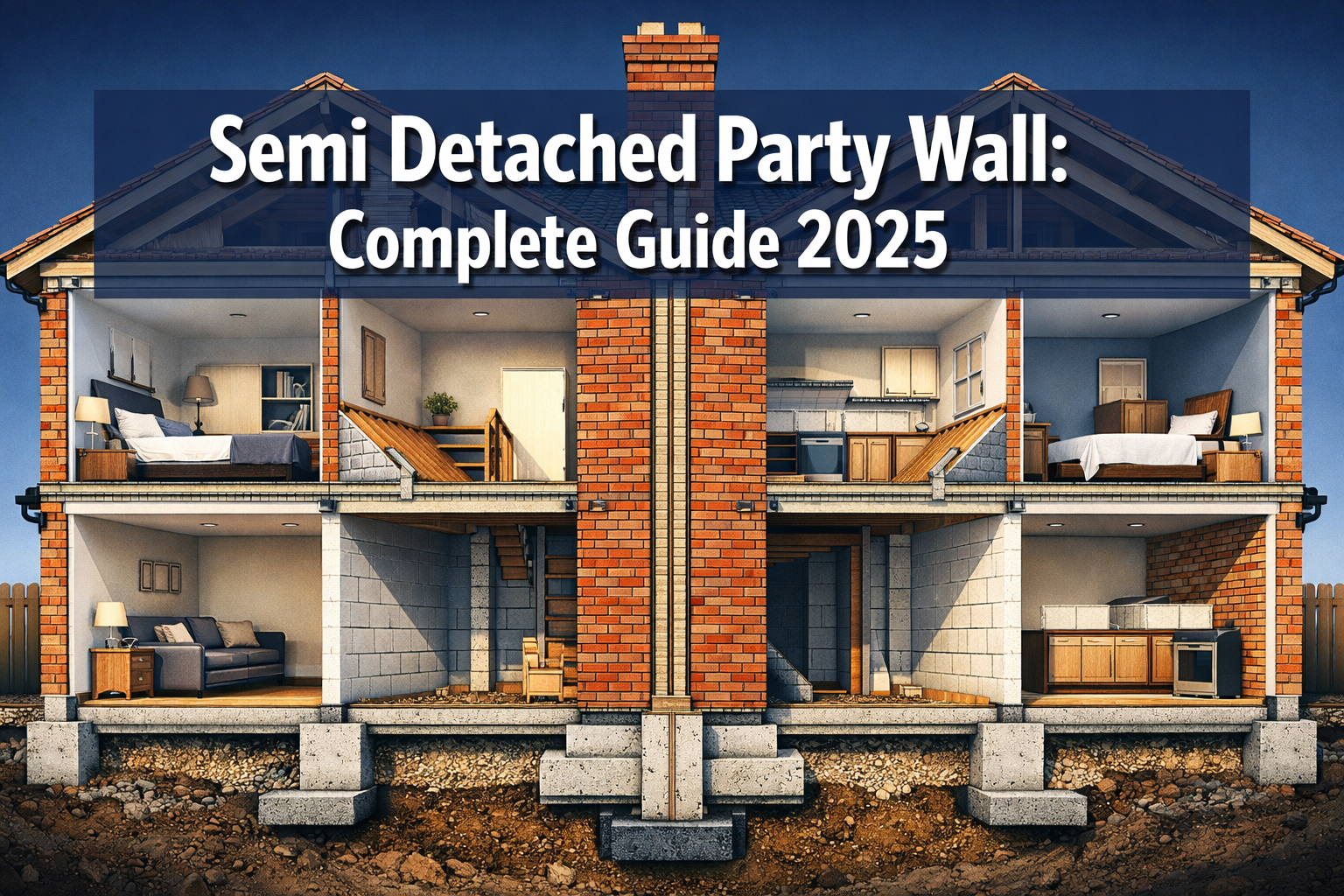 semi detached party wall
