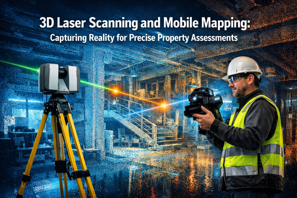 3D Laser Scanning and Mobile Mapping: Capturing Reality for Precise Property Assessments