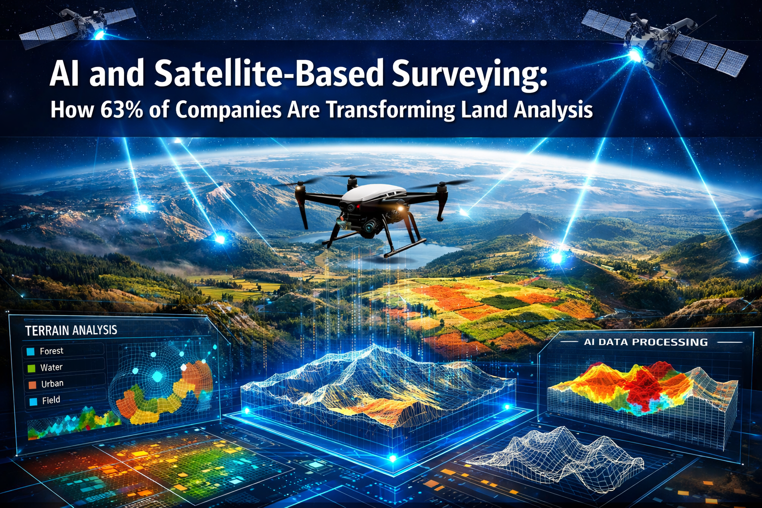 AI and Satellite-Based Surveying: How 63% of Companies Are Transforming Land Analysis