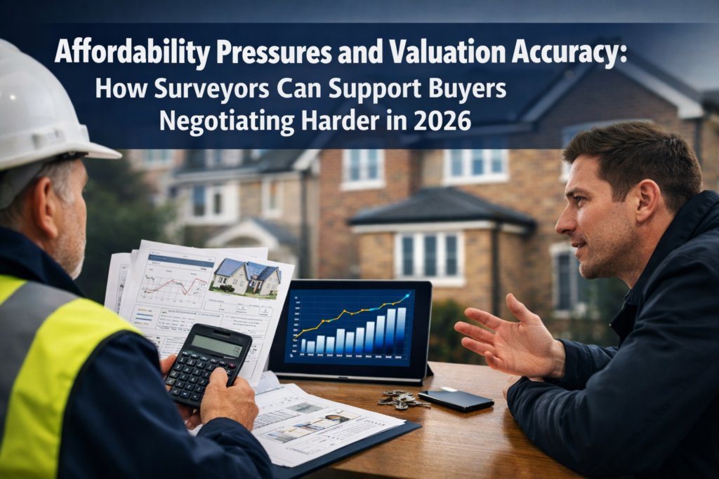 Affordability Pressures and Valuation Accuracy: How Surveyors Can Support Buyers Negotiating Harder in the 2026 Market