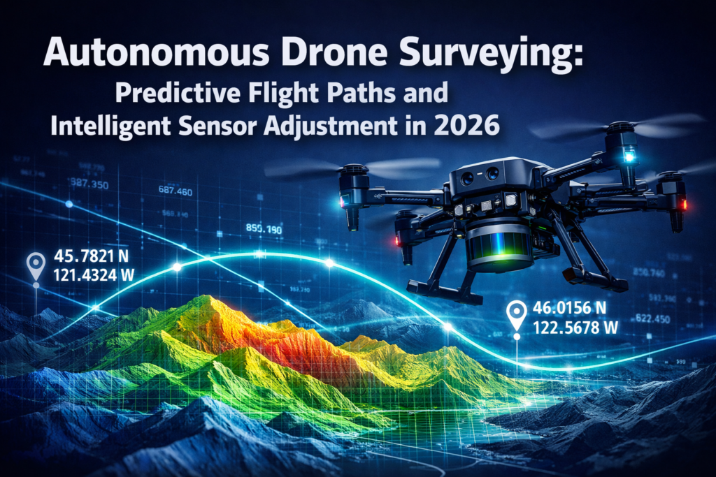 Autonomous Drone Surveying: Predictive Flight Paths and Intelligent Sensor Adjustment in 2026