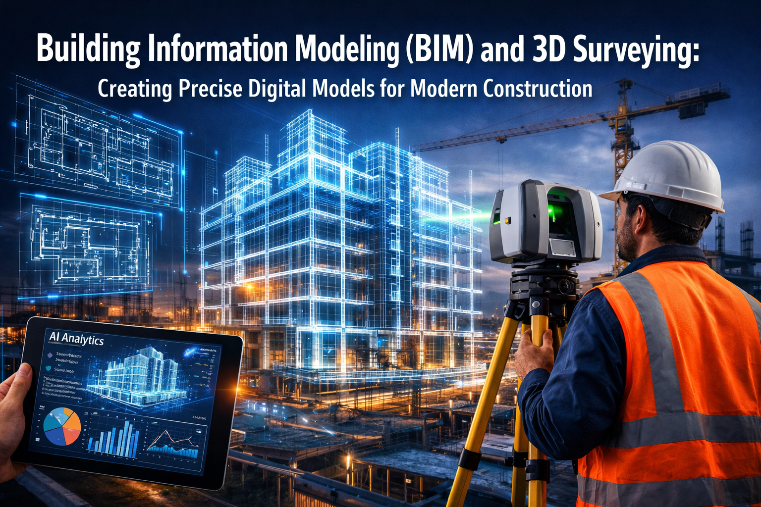 Building Information Modeling (BIM) and 3D Surveying: Creating Precise Digital Models for Modern Construction