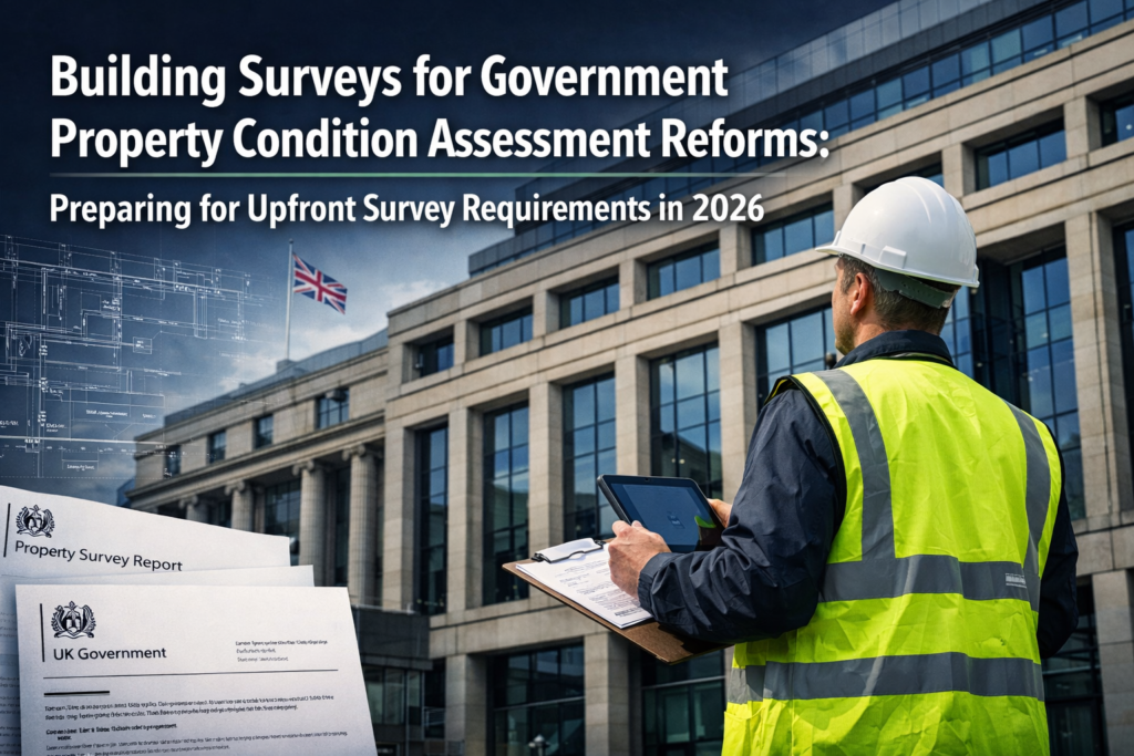 Building Surveys for Government Property Condition Assessment Reforms: Preparing for Upfront Survey Requirements in 2026