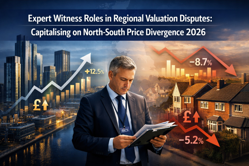 Expert Witness Roles in Regional Valuation Disputes: Capitalising on North-South Price Divergence 2026