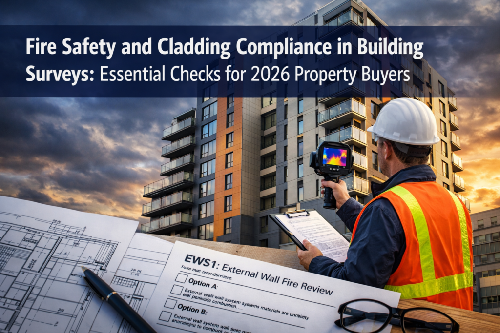 Fire Safety and Cladding Compliance in Building Surveys: Essential Checks for 2026 Property Buyers