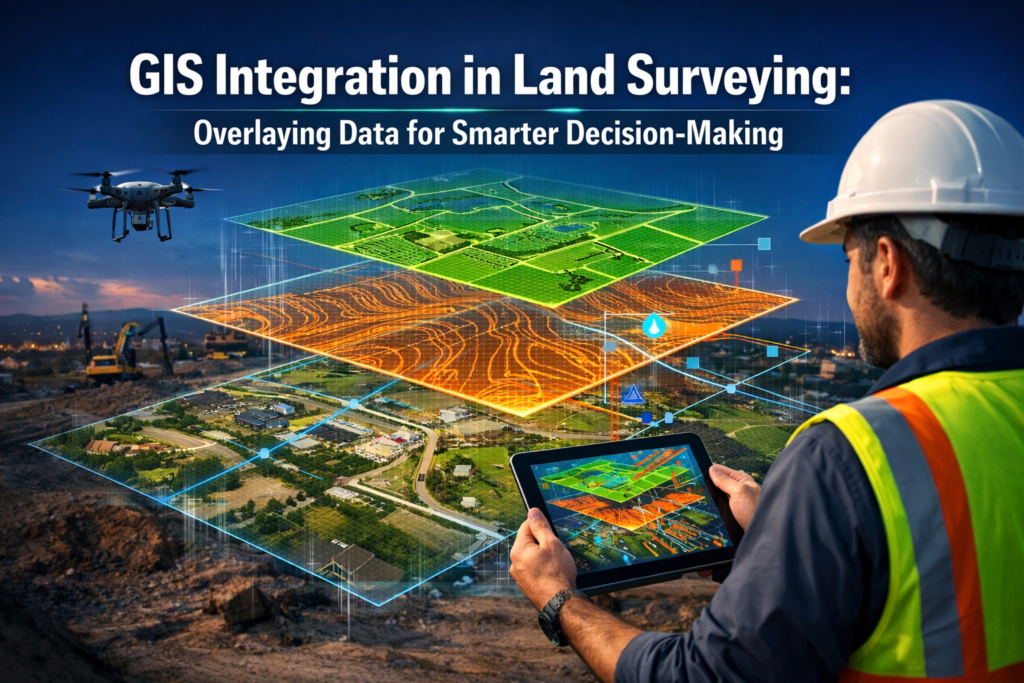 GIS Integration in Land Surveying: Overlaying Data for Smarter Decision-Making