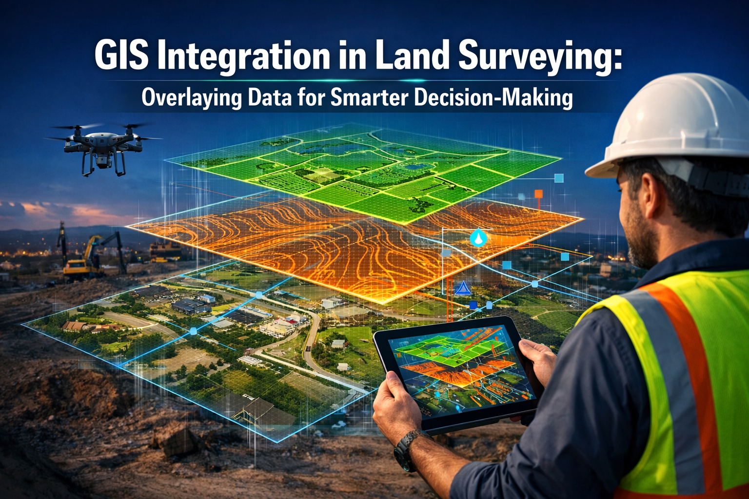 GIS Integration in Land Surveying: Overlaying Data for Smarter Decision-Making