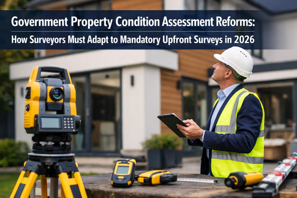Government Property Condition Assessment Reforms: How Surveyors Must Adapt to Mandatory Upfront Surveys in 2026