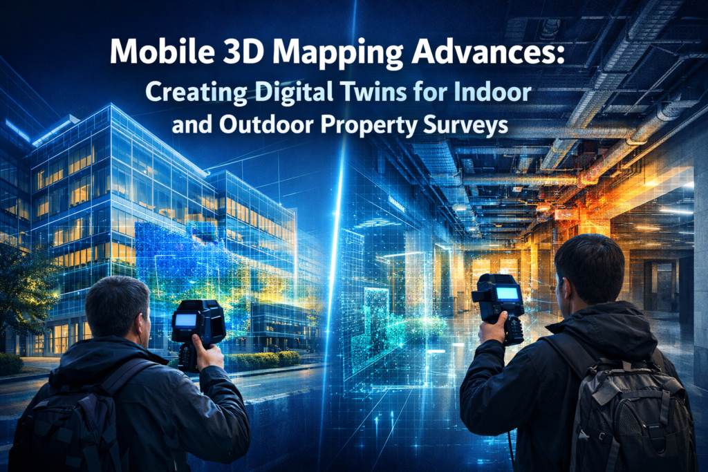 Mobile 3D Mapping Advances: Creating Digital Twins for Indoor and Outdoor Property Surveys