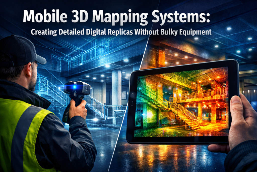 Mobile 3D Mapping Systems: Creating Detailed Digital Replicas Without Bulky Equipment