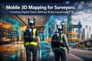 Mobile 3D Mapping for Surveyors: Creating Digital Twins Without Bulky Equipment