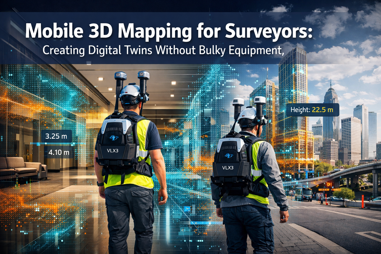 Mobile 3D Mapping for Surveyors: Creating Digital Twins Without Bulky Equipment