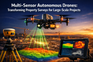 Multi-Sensor Autonomous Drones: Transforming Property Surveys for Large-Scale Projects