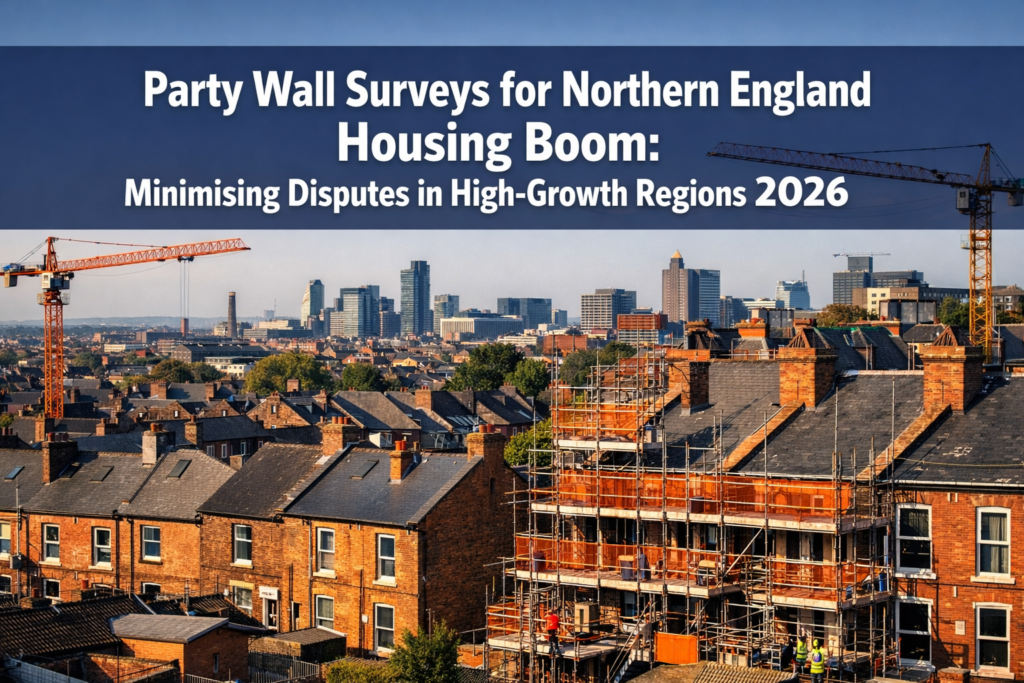 Party Wall Surveys for Northern England Housing Boom: Minimising Disputes in High-Growth Regions 2026