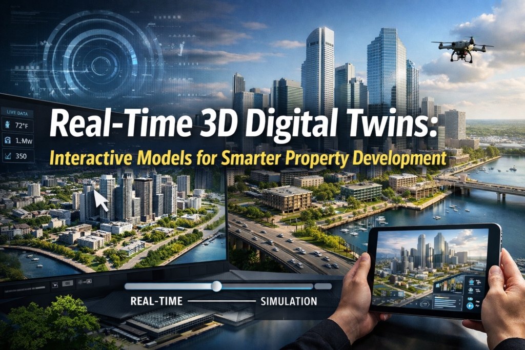 Real-Time 3D Digital Twins: Interactive Models for Smarter Property Development