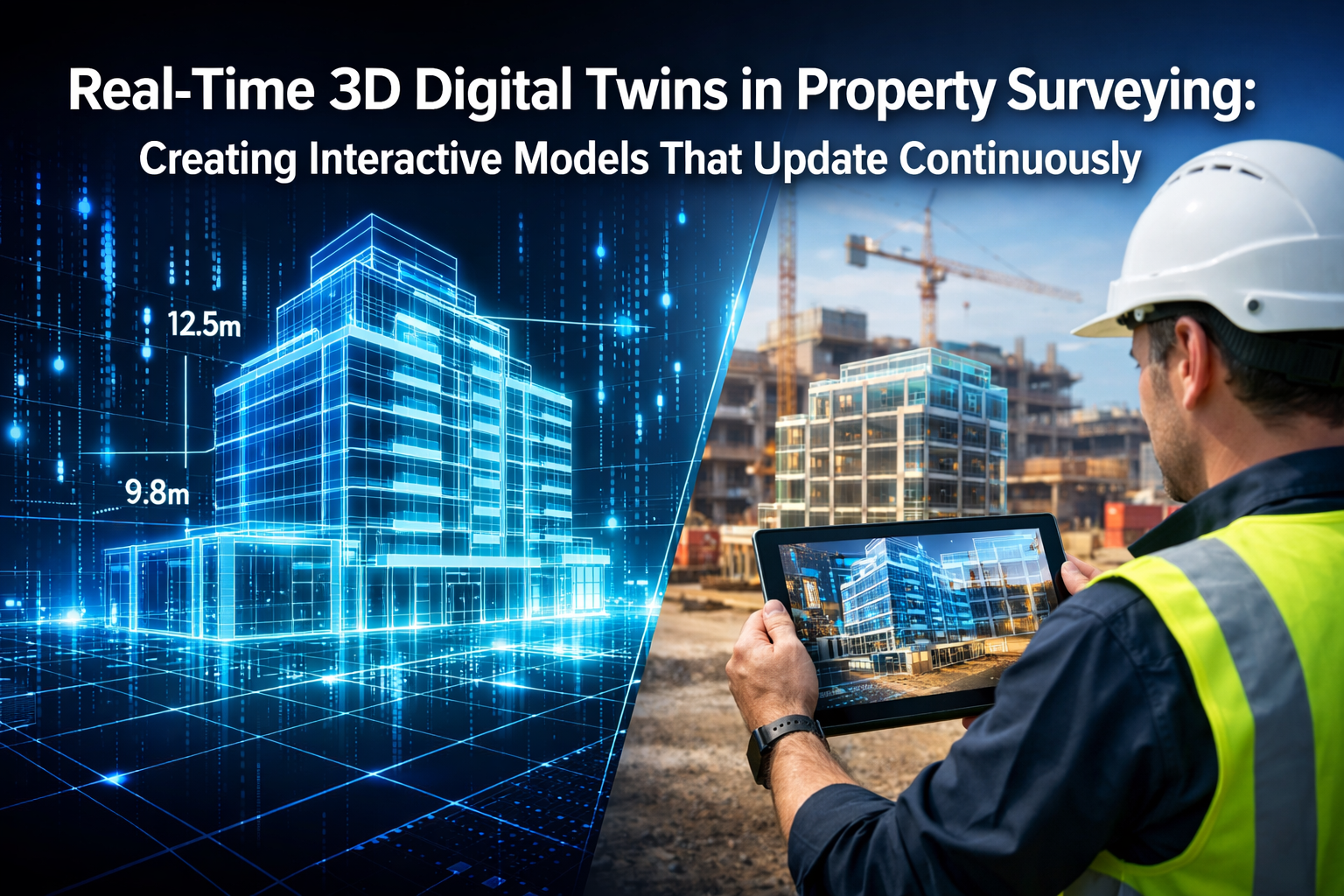 Real-Time 3D Digital Twins in Property Surveying: Creating Interactive Models That Update Continuously