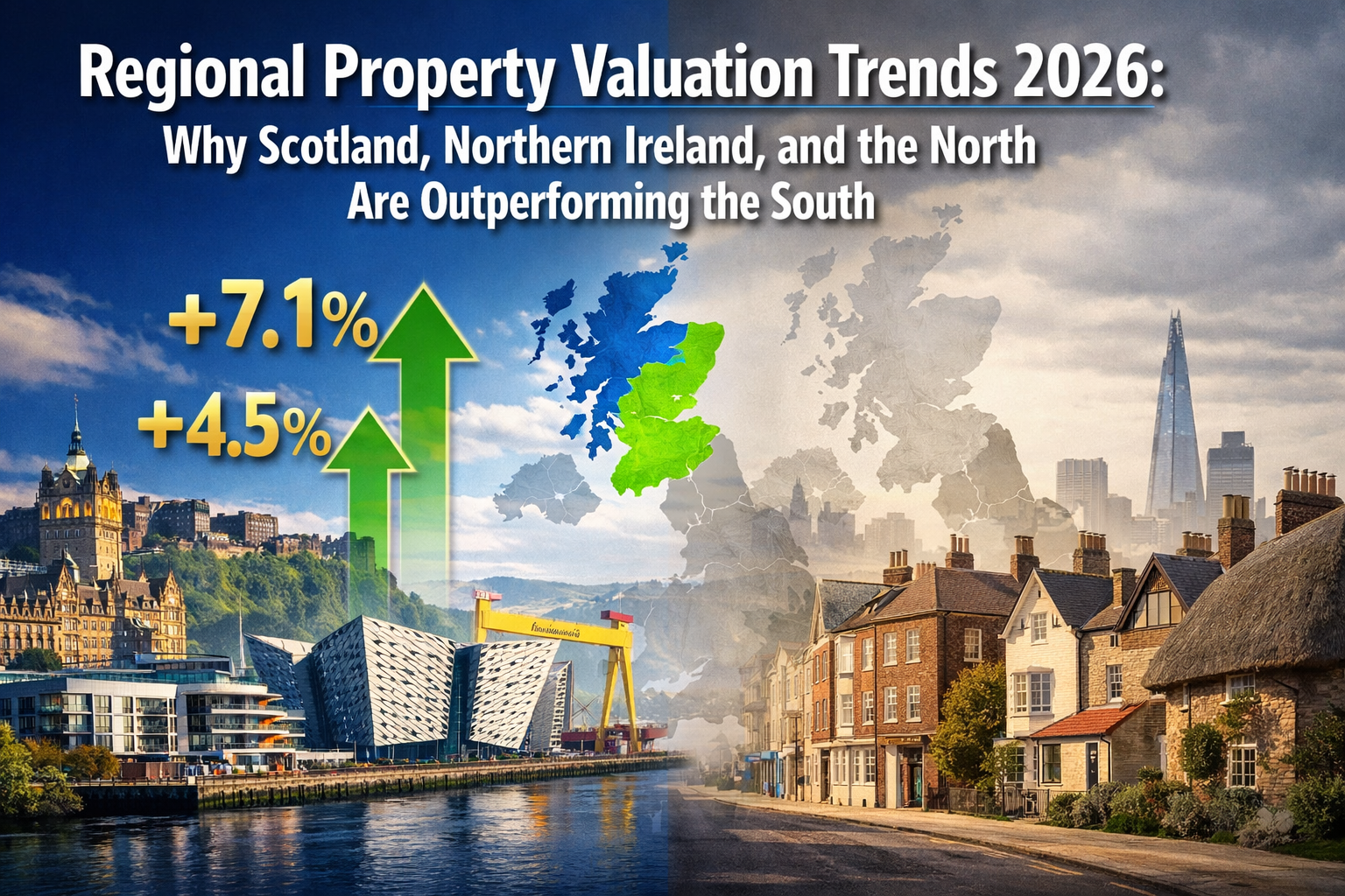 Regional Property Valuation Trends 2026: Why Scotland, Northern Ireland, and the North Are Outperforming the South