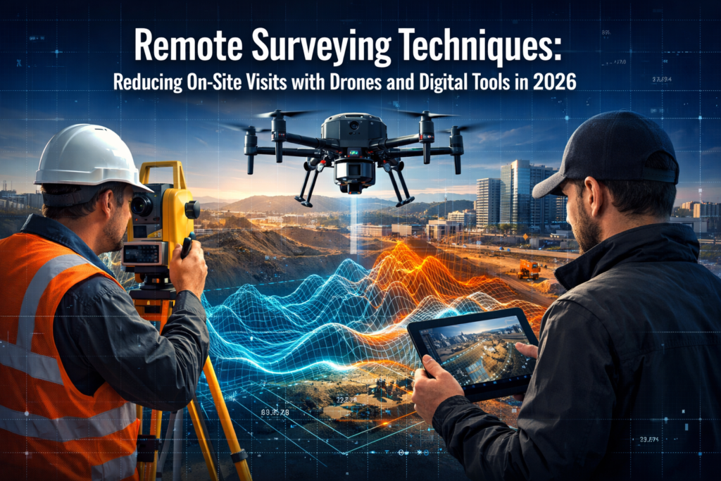 Remote Surveying Techniques: Reducing On-Site Visits with Drones and Digital Tools in 2026