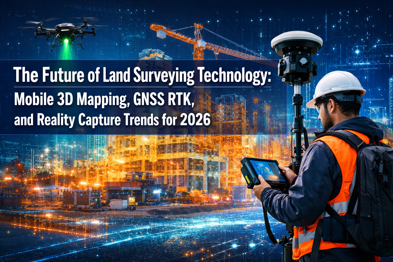 The Future of Land Surveying Technology: Mobile 3D Mapping, GNSS RTK, and Reality Capture Trends for 2026