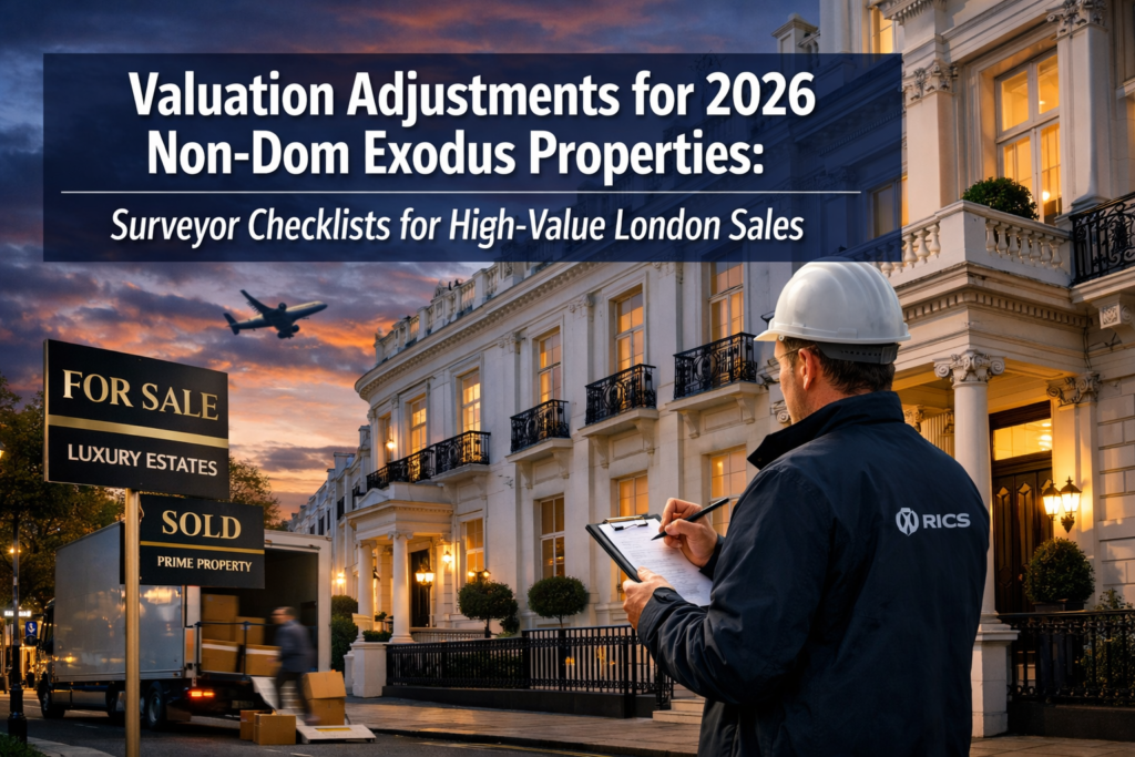 Valuation Adjustments for 2026 Non-Dom Exodus Properties: Surveyor Checklists for High-Value London Sales
