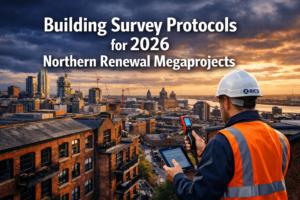 Building Survey Protocols for 2026 Northern Renewal Megaprojects: RICS Guidance on Structural Assessments in Manchester and Liverpool Booms