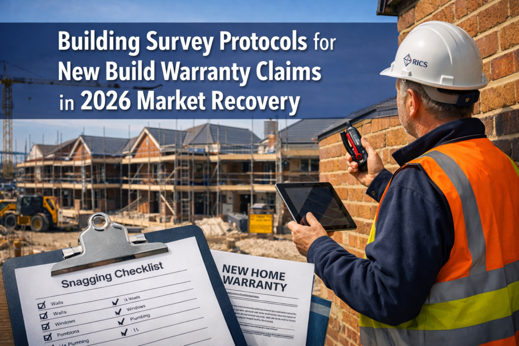 Building Survey Protocols for New Build Warranty Claims in 2026 Market Recovery: RICS Tools for Snagging and Defects
