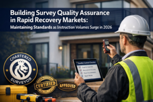 Building Survey Quality Assurance in Rapid Recovery Markets: Maintaining Standards as Instruction Volumes Surge in 2026