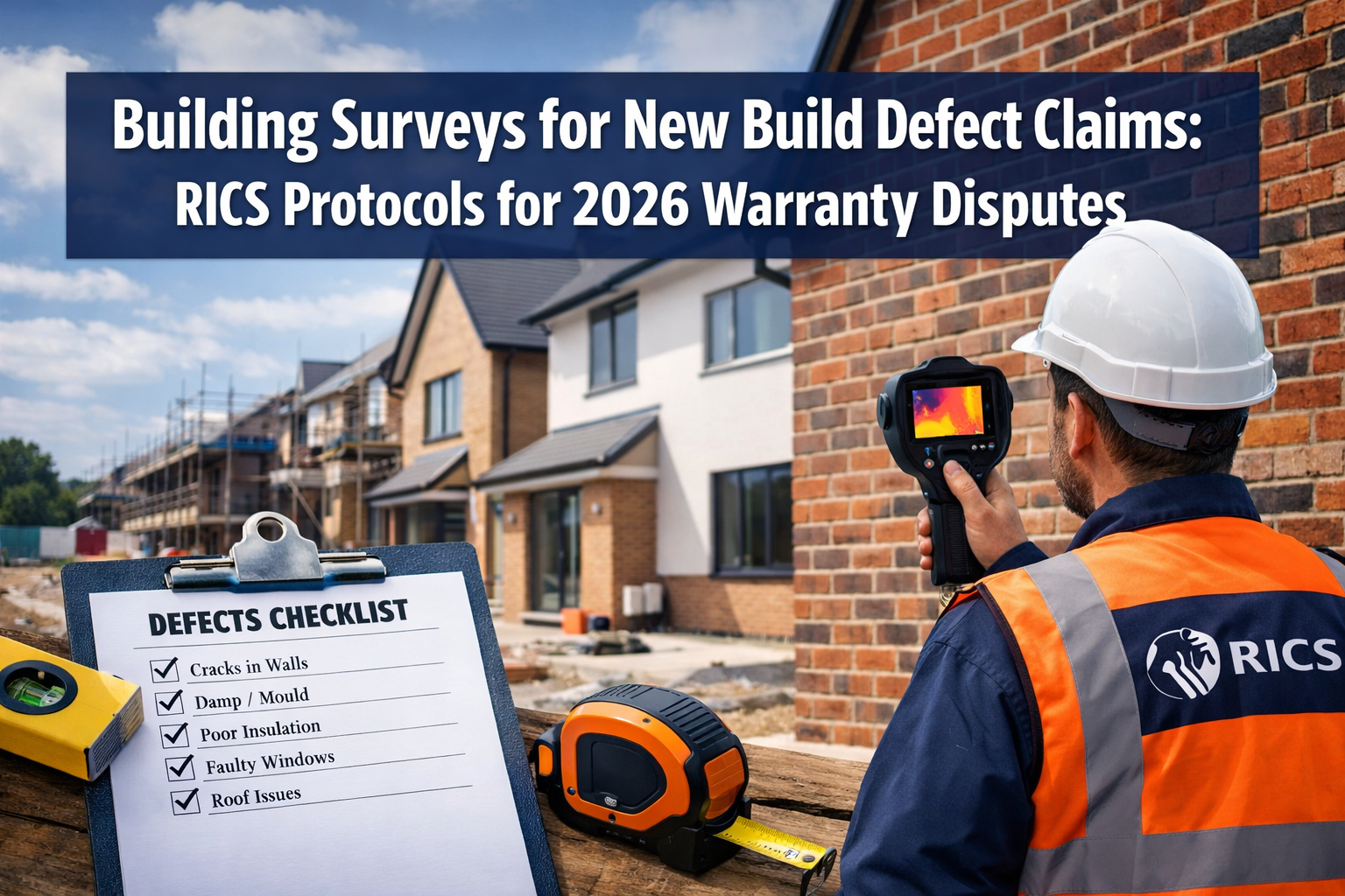 Building Surveys for New Build Defect Claims: RICS Protocols for 2026 Warranty Disputes in Recovering Markets