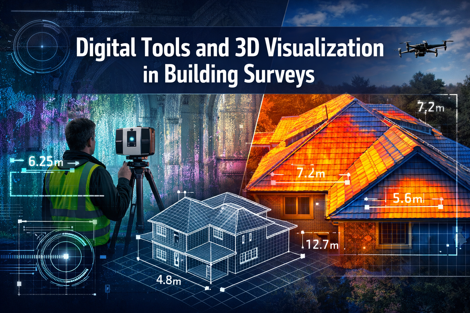 Digital Tools and 3D Visualization in Building Surveys: Translating Laser Scanning and Drone Data into Client-Ready Reports