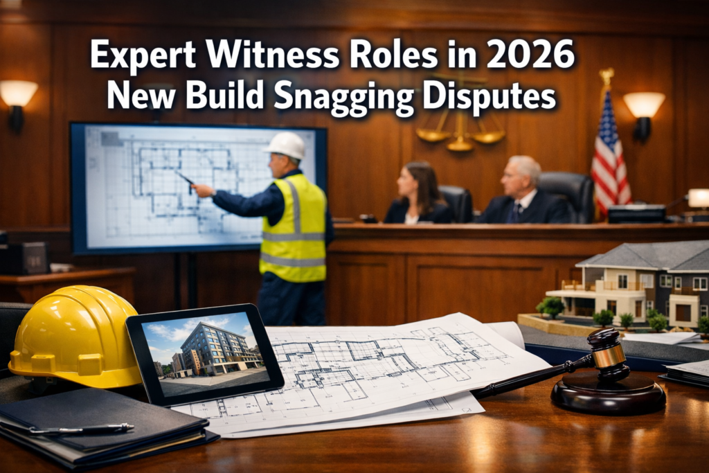 Expert Witness Roles in 2026 New Build Snagging Disputes: RICS Evidence Standards Post-Warranty Claims Surge