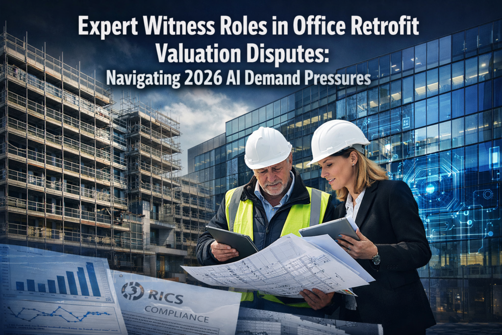 Expert Witness Roles in Office Retrofit Valuation Disputes: Navigating 2026 AI Demand Pressures
