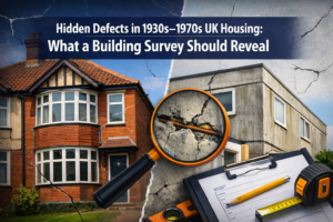 Hidden Defects in 1930s–1970s UK Housing: What a Building Survey Should Reveal Before You Commit