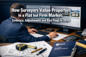 How Surveyors Value Properties in a ‘Flat but Firm’ Market: Evidence, Adjustments and Red Flags in 2026