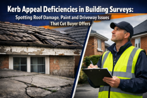 Kerb Appeal Deficiencies in Building Surveys: Spotting Roof Damage, Paint and Driveway Issues That Cut Buyer Offers