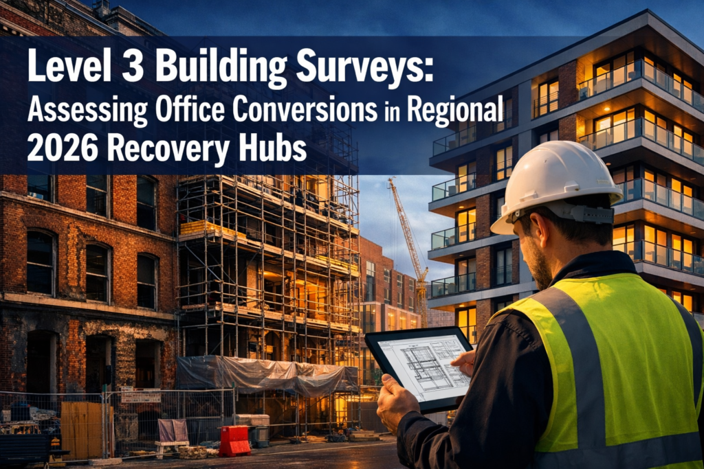 Level 3 Building Surveys for Office Conversions Beyond London: Assessing Viability in Regional 2026 Recovery Hubs