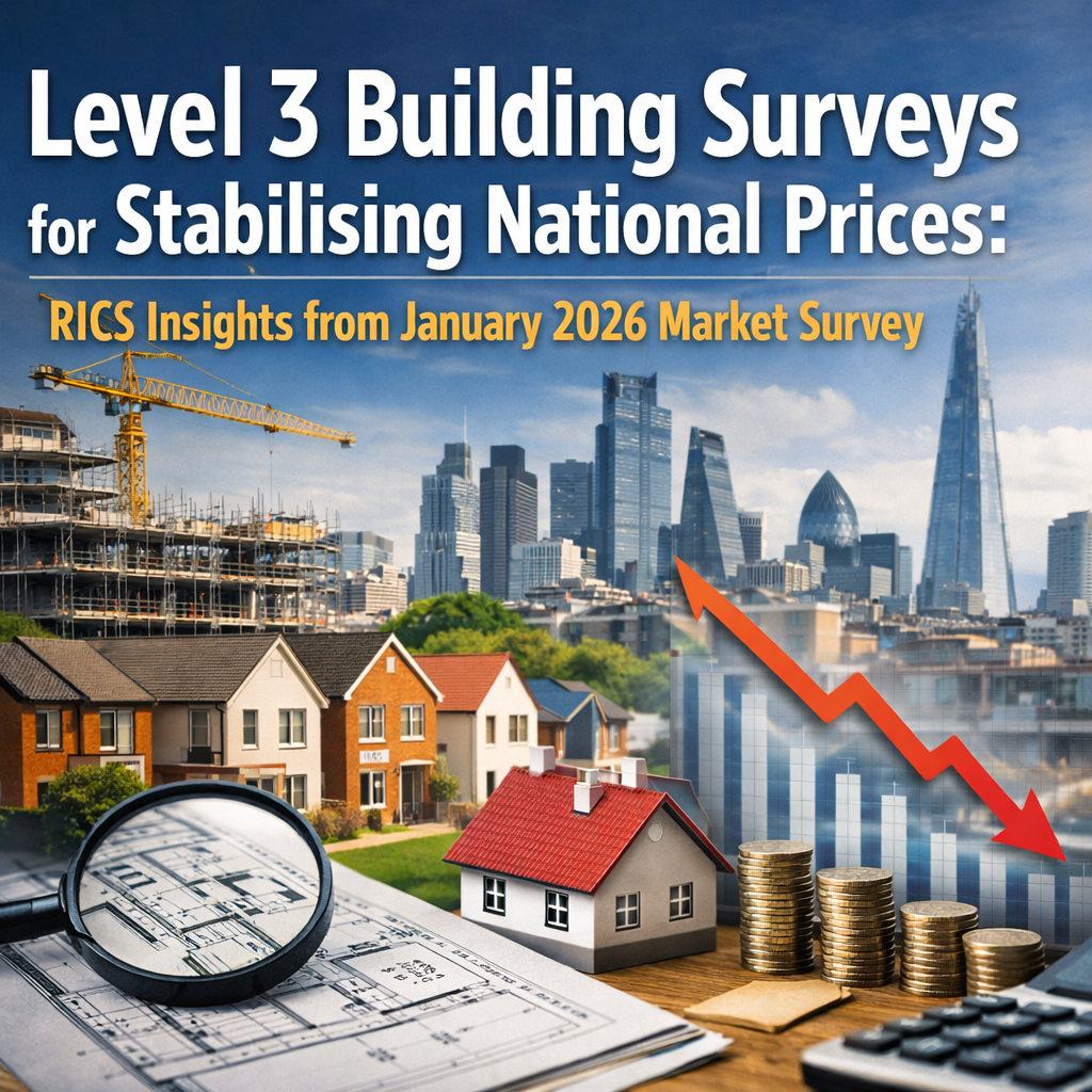 Level 3 Building Surveys for Stabilising National Prices: RICS Insights from January 2026 Market Survey