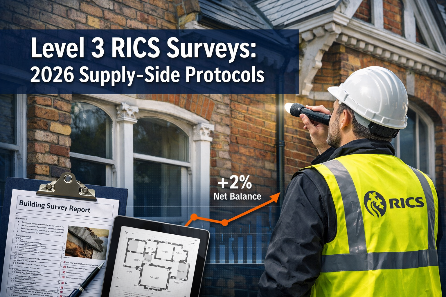 Level 3 RICS Surveys for 2026 Supply-Side Surge: Protocols When New Instructions Stabilise at +2% Net Balance