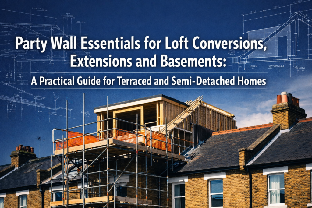 Party Wall Essentials for Loft Conversions, Extensions and Basements: A Practical Guide for Terraced and Semi‑Detached Homes