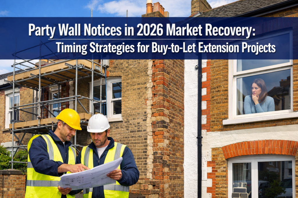 Party Wall Notices in 2026 Market Recovery: Timing Strategies for Buy-to-Let Extension Projects