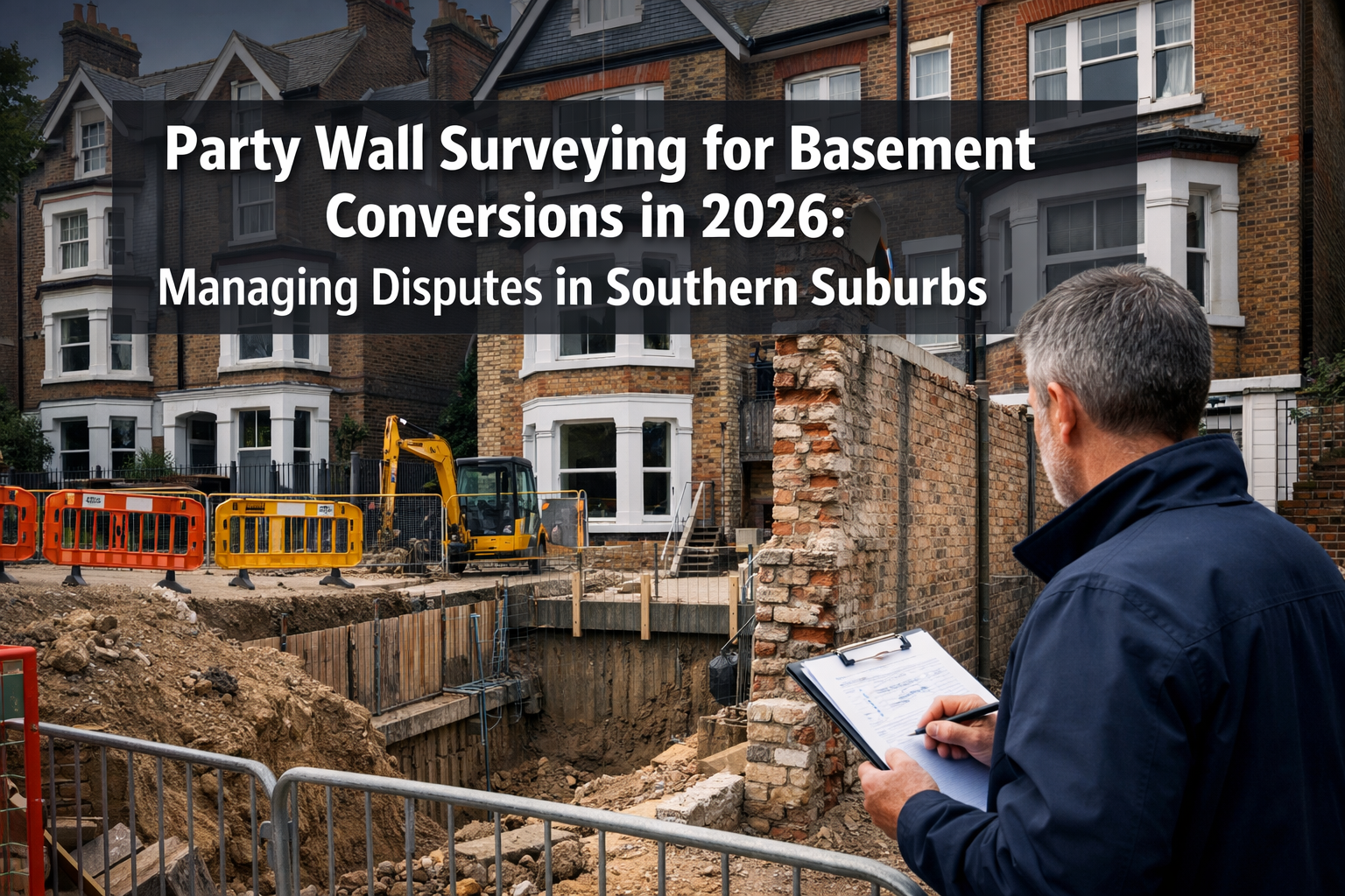 Party Wall Surveying for Basement Conversions in 2026: Managing Disputes in High-Demand Southern Suburbs