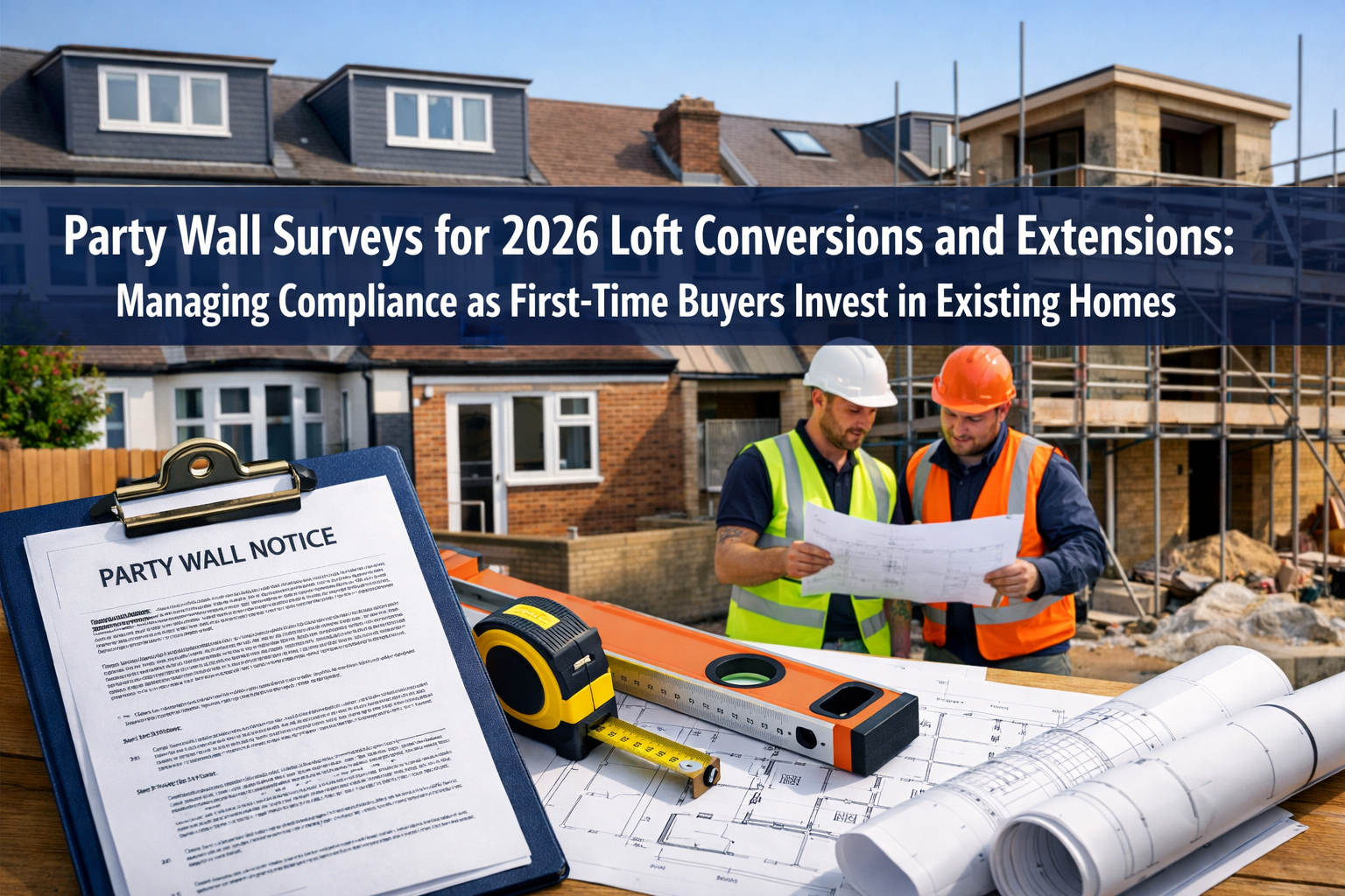 Party Wall Surveys for 2026 Loft Conversions and Extensions: Managing Compliance as First-Time Buyers Invest in Existing Homes