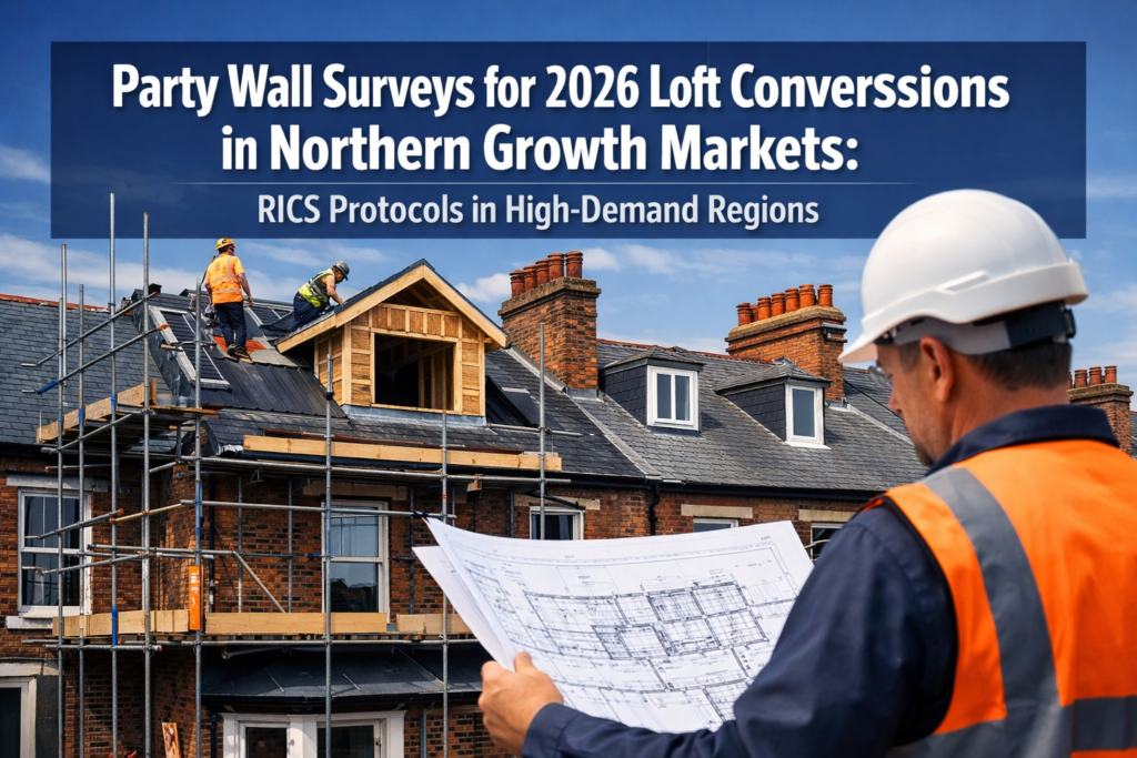 Party Wall Surveys for 2026 Loft Conversions in Northern Growth Markets: RICS Protocols in High-Demand Regions