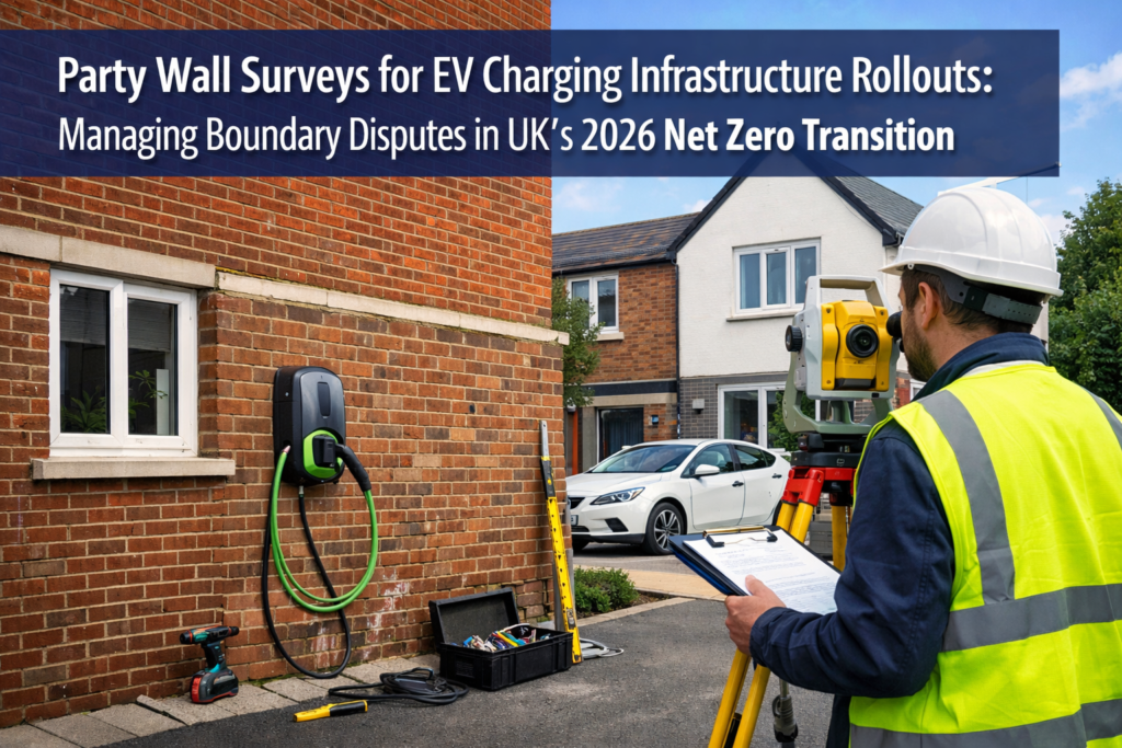 Party Wall Surveys for EV Charging Infrastructure Rollouts: Managing Boundary Disputes in UK's 2026 Net Zero Transition