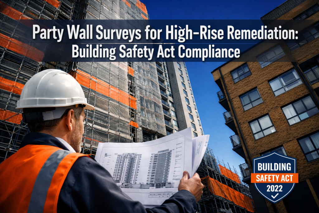 Party Wall Surveys for High-Rise Remediation Projects: Navigating Building Safety Act Noticing Requirements