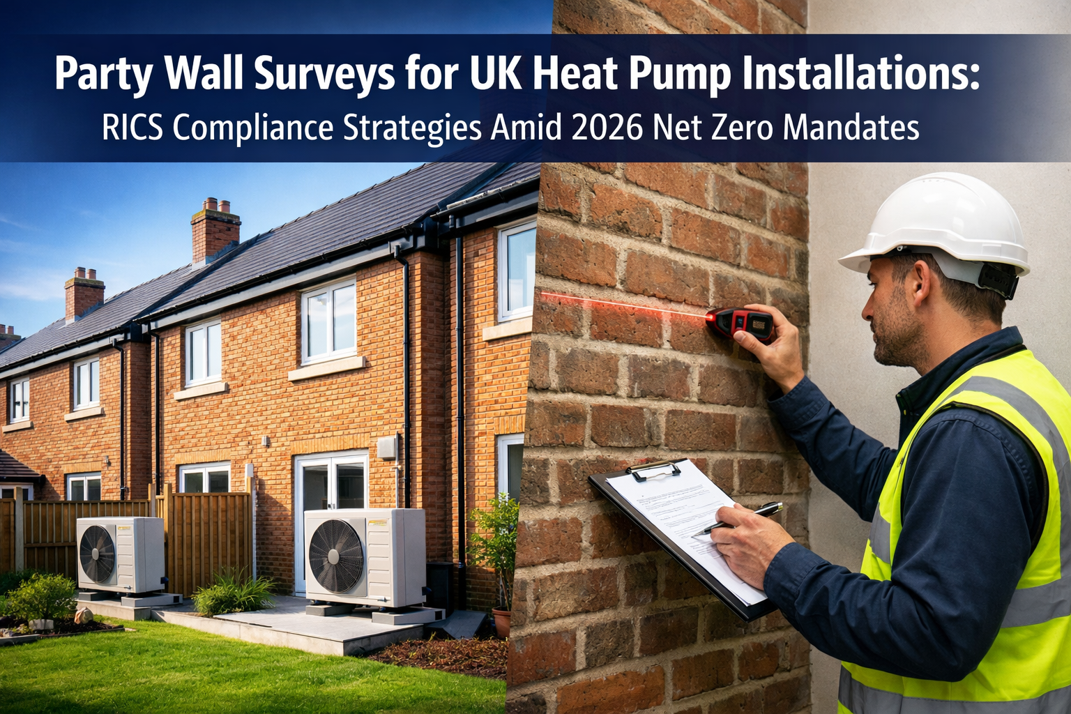 Party Wall Surveys for UK Heat Pump Installations: RICS Compliance Strategies Amid 2026 Net Zero Mandates