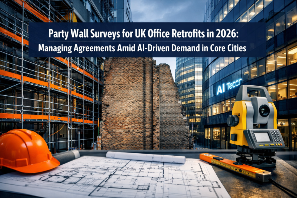 Party Wall Surveys for UK Office Retrofits in 2026: Managing Agreements Amid AI-Driven Demand in Core Cities