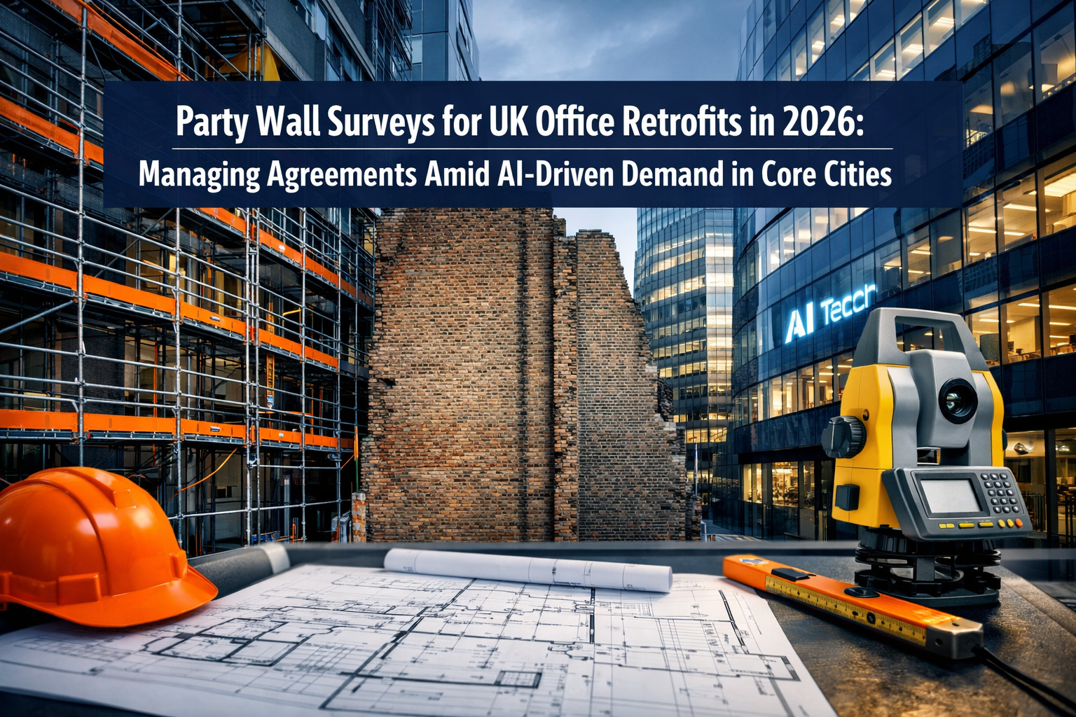 Party Wall Surveys for UK Office Retrofits in 2026: Managing Agreements Amid AI-Driven Demand in Core Cities