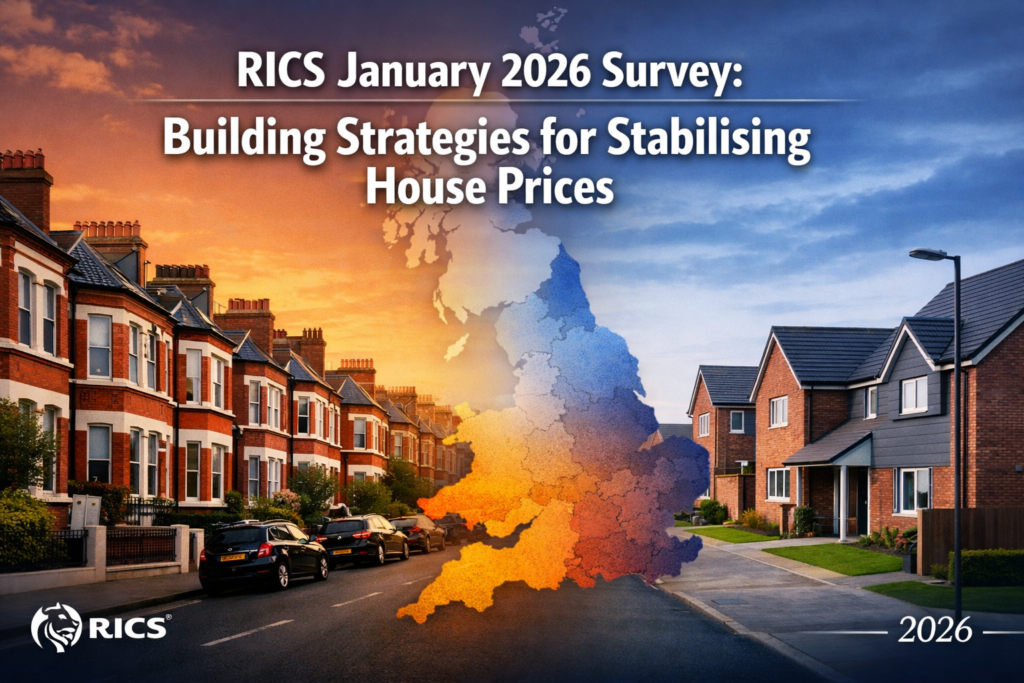 RICS January 2026 Survey Insights: Building Survey Strategies for Stabilising House Prices and Regional Divides