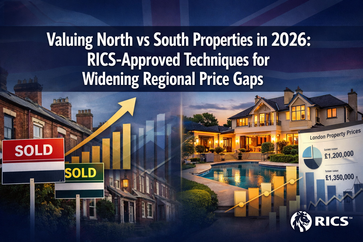 Valuing North vs South Properties in 2026: RICS-Approved Techniques for Widening Regional Price Gaps
